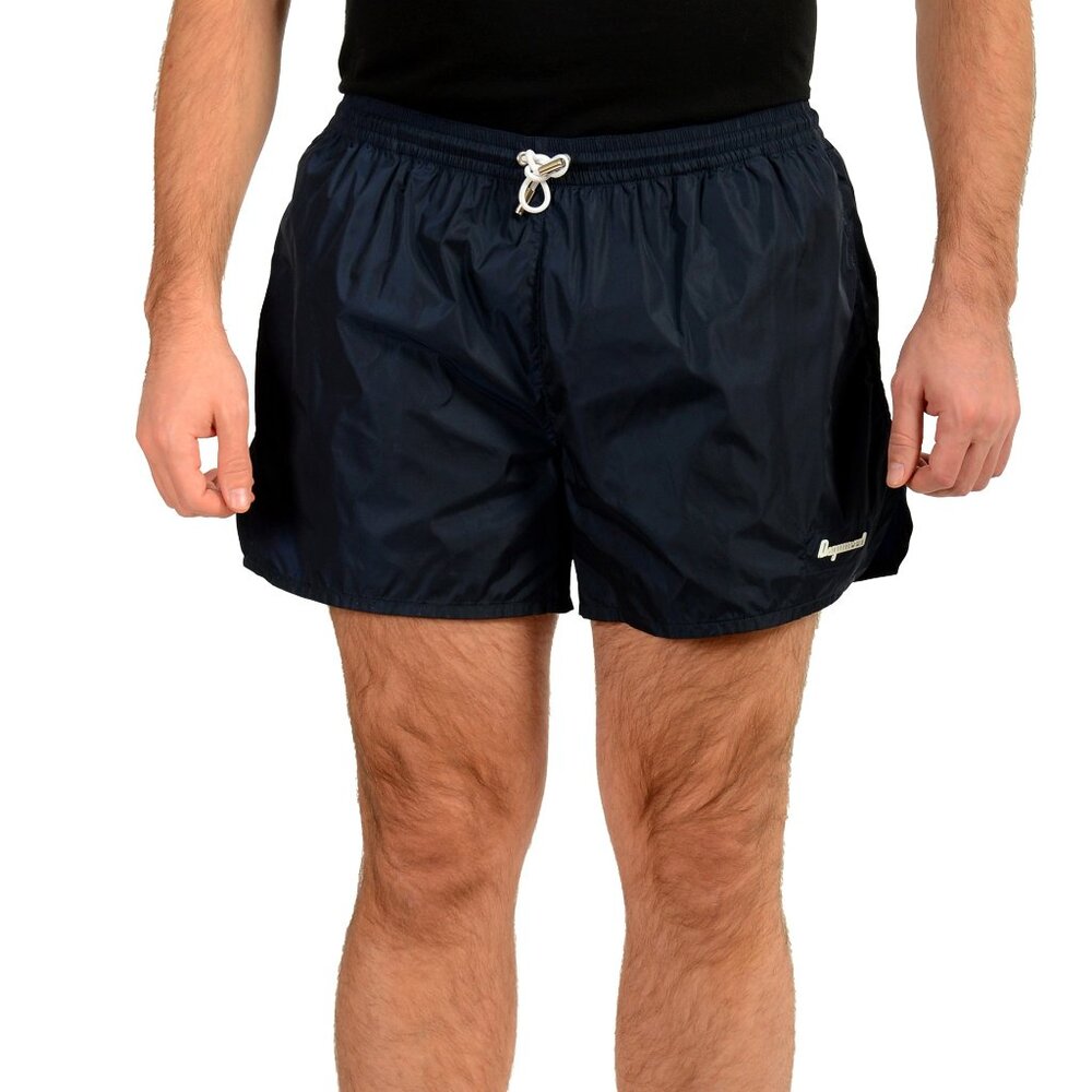 Dsquared2 Men's Navy Blue Swimwear Swim Board Shorts US XL IT 54